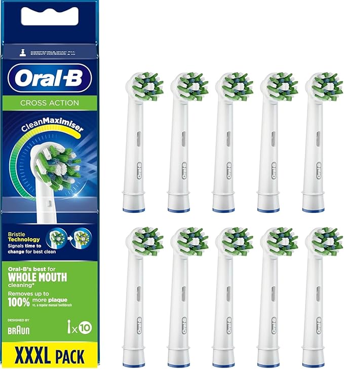Oral-B Pro CrossAction Replacement Heads Pack of 10