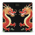 Women's Fashion Automatic Switch Digital Bathroom Weighing Scale Smart Scale Floral Chinese Japanese Dragon Flower