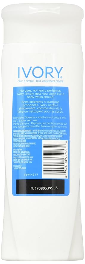 Ivory Body Wash Original 12 Ounces (Pack of 3) from Ivory