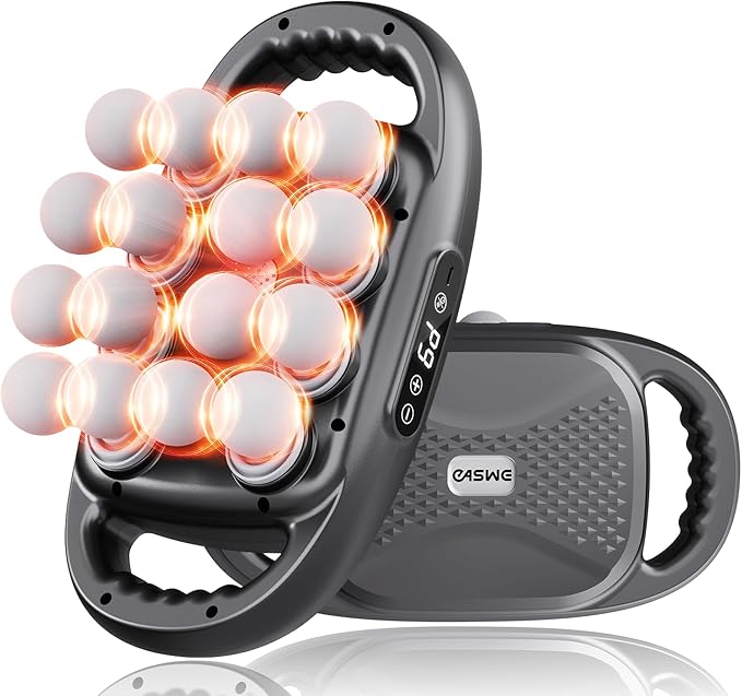 Upgraded 16-Head Massage Gun Electric Deep Tissue Body Massager Professional Muscle Massager Tool for Easing Shoulder Back Neck Legs 9 Modes / 99 Speeds Massage Gifts for Women Men