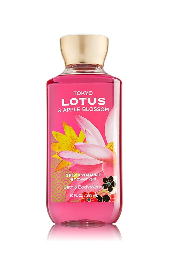 Bath &amp Body Works Shower Gel Tokyo Lotus &amp Apple Blossom 10oz