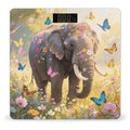 Butterfly Elephant Weight Scale Large Digital Bathroom Scales with Bright LED Display Non Slip Digital Scale and Step On Fashion Weighing Machine for Body