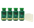 Bath &amp Body Works Vanilla Bean Noel 4 Piece Mini Body Wash Value Pack with a Natural Oats Sample Soap - Travel Size