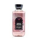 Ghoul Friend Body Wash Bath and Body with pro Vitamin B5 + Aloe 10 fl oz / 295 ml Fragrance notes: dark strawberries ghostly peony spine-chilling citrus.