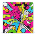 Energy Saving Scale Bathroom Weighing Scale Smart Scale for Body Weight Digital Pink Geometric 80s 90s Style
