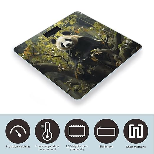 Panda Tree Scale for Body Weight Digital Bathroom Scale Accurate Smart Weight Scales with Large Display Weighing Machine High Precision Scales