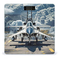 Aircraft Fighter Jets Scale for Body Weight Accurate Digital Bathroom Scale Toughened Glass High Precision Scales Smart Weight Scales with Large LCD Backlight Display Weighing Machine