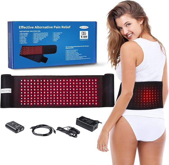 2020 New LED Red Light＆Near Infrared Light Therapy Devices Large Pads Wearable Wrap for Pain Relief Belt FDA Cleared Device