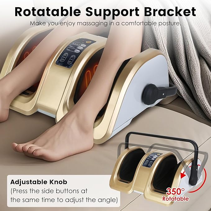 iMounTEK Foot Massager with Heat Shiatsu Electric Foot Massaging Machine Feet Kneading Massager with Auto/Manual Modes Heating Function Remote Control Deep Kneading Gifts for Women Men Mom Dad