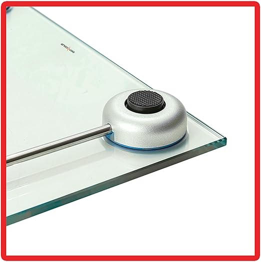 EUROSTAR Digital Glass Bathroom Scale Clear