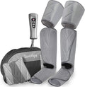 Leg Massager for Circulation - Foot and Calf Massager Air Compression Leg Wraps Massage Boots Machine for Home Use Leg Massage - scd Machine for Calf Thigh and Foot Massager FSA or HSA Eligible
