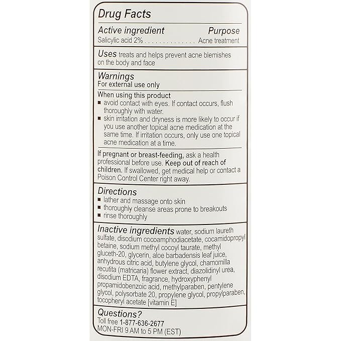 pHisoderm Anti-Blemish Body Wash 10 oz (Pack of 5)