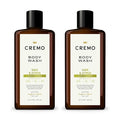 Cremo Rich-Lathering Sage &amp Citrus Body Wash A Revitalizing Combination of Bright Mandarin Dry Herbs and White Cedar 16 Fl Oz (2-Pack)