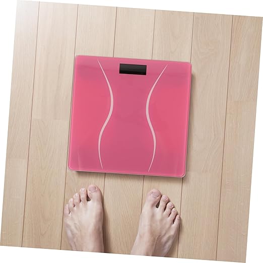 HEALLILY Portable Digital Scale for Women Accurate Rechargeable Electronic Weighing Tool Bathroom Scale for Home Decor Compact and Stylish Design for Family Use