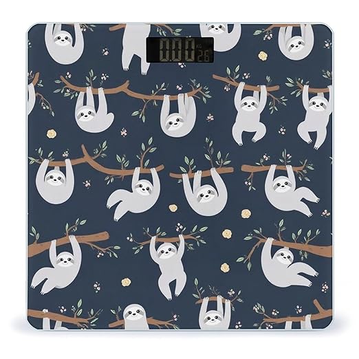 Smart Scale for Body Weight Automatic Switch Digital Bathroom Weighing Scale Cute Sloth