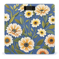 Flowers on Background Scale for Body Weight Digital Bathroom Scale Accurate Smart Weight Scales with Large Display Weighing Machine High Precision Scales