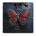 Red Butterfly Scale for Body Weight Accurate Digital Bathroom Scale Toughened Glass High Precision Scales Smart Weight Scales with Large LCD Backlight Display Weighing Machine