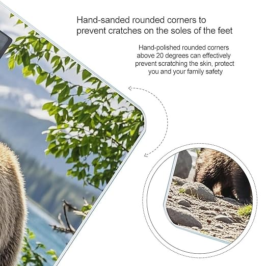 Mother Bear and Cubs Scale for Body Weight Smart Scales Digital Bathroom Scale High Precision Weighing Scales with Large Display Weighing Machine for People