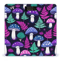 Women's Fashion Automatic Switch Digital Bathroom Weighing Scale Smart Scale Trippy Purple Blue Mushrooms