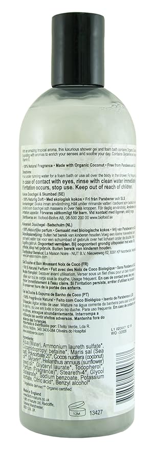 Coconut Shower Gel &amp Foam Bath