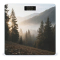 Digital Bathroom Scale for Body Weight Scale with Bright LCD Display High Accuracy Step-On Technology Auto On/Off Alpine Forest Digital Scales 400 Lbs /180kg