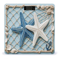 Sea Theme Starfish Bathroom Scale for Body Weight LCD Display Digital Bathroom Scale Tempered Glass Bathroom Weight Scales Fashion Smart Scales for Home Bedroom 400 Lb
