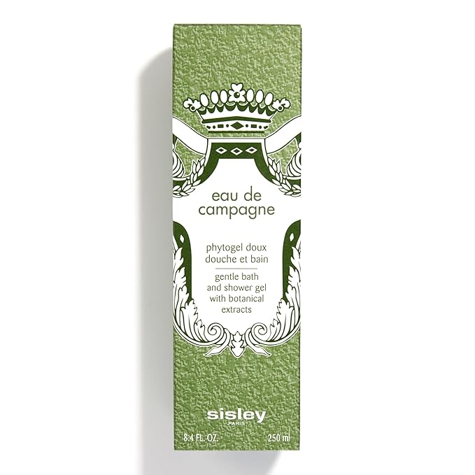 Sisley Paris Bath and Shower Gel Eau de Campagne - 250 mL - Gently Cleanses for Soft Delicately Scented Skin