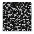 Digital Bathroom Weighing Scale Energy Saving Scale Smart Scale for Body Weight Black and White Dinosaur Skull Skeleton