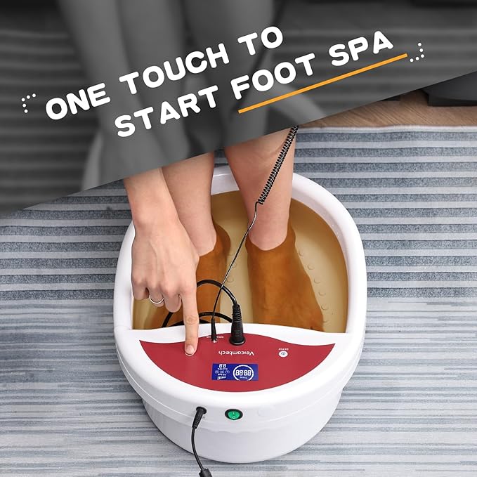 Ionic Foot Bath Detox Machine Foot Detox Machine Ionic Foot Spa Kit with 10 Ginger Tablets 2 Arrays 25 Tub Liners for Home use or Salon