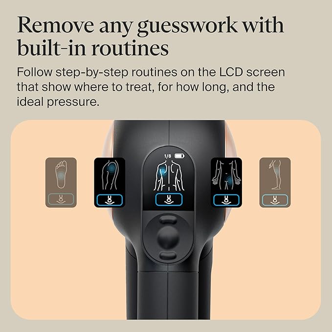 TheraGun Sense (2nd Generation) Massage Gun by Therabody - Relaxing Massage Gun with Built-in Guided Routines for Easy Stress Relief Tension &amp Sleep