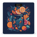 Hand Drawn Fruit Pattern Scale for Body Weight Precision Bathroom Weighing Scales with Back Lit LCD Display Sturdy Tempered Glass Body Weight Scales Digital Bathroom Scale 400lb