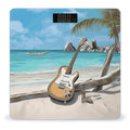 Guitar on The Beach Bathroom ScaleHighly Accurate Digital Weighing Machine for People Bright LED Display Weight Scale for The Aldult Home Use