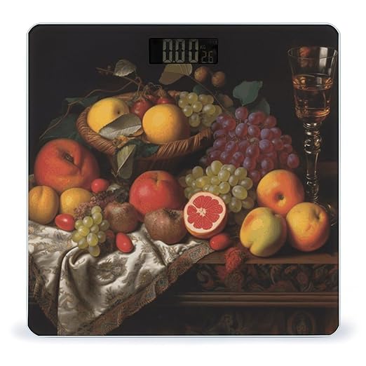 Fruit Weight Scale for Body Weight Digital Bathroom Scale High Capacity Accurate Digital Weighing Scales and Easy-to-Read on Backlit LCD Display Scales