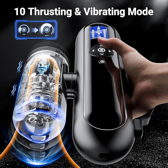 Male Mastusbafor with 10 Vibration Sucking APP Control Vibration Modes Automatic Tight Sleeve Hoodies Male Masterburbatar Hands Free Masterburbatar Life Size Machine Thrusting Machine Devices RAZ364