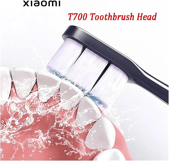 Compatible for Original Xiaomi Mijia Toothbrush Head T700 Sonic Electric Waterproof Soft Health Replacement Bristles(6 pcs)