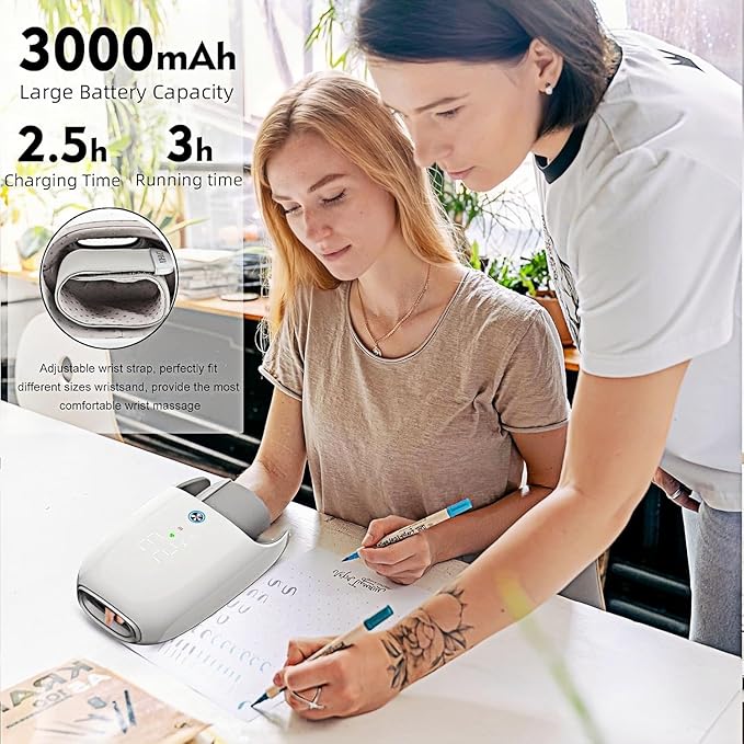 Hand Massager with Heat and Compression &amp Kneading Massage for Arthritis Carpal Tunnel Pain Relief Cordless Hand Massager with 6 Modes &amp 6 Intensities Birthday Gifts for Women Men