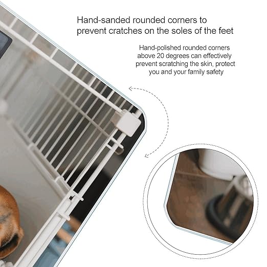 Dachshunds Dog Weight Scale Cute Bathroom Scale for Body Highly Accurate Digital Weighing Machine for People Compact LCD Display Scales with Sturdy Toughened Glass Scales