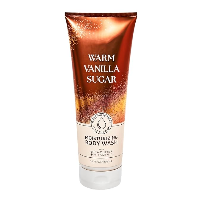 Bath and Body Warm Vanilla Sugar Moisturizing Body Wash - 10 Oz