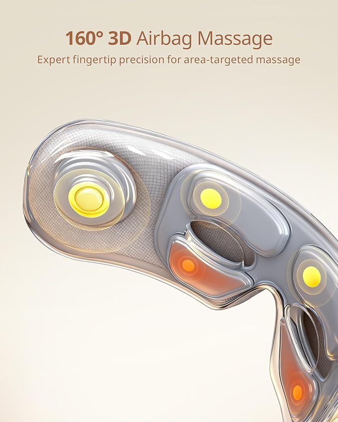 Ultra Light Eye Massager with 2 Level Heat 120 Mins Uses 3 Air Compression &amp Massage Modes Heated Eye Mask with Bluetooth Music for Migraine Relief Strain and Dry Eyes Eye Relief for Women Me