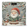 Cute Christmas Gnome Bathroom Scale for Body Weight Bathroom Weighing Scales with Back Lit LED Display Sturdy Tempered Glass Body Weight Bathroom Scale 400lb Weighing