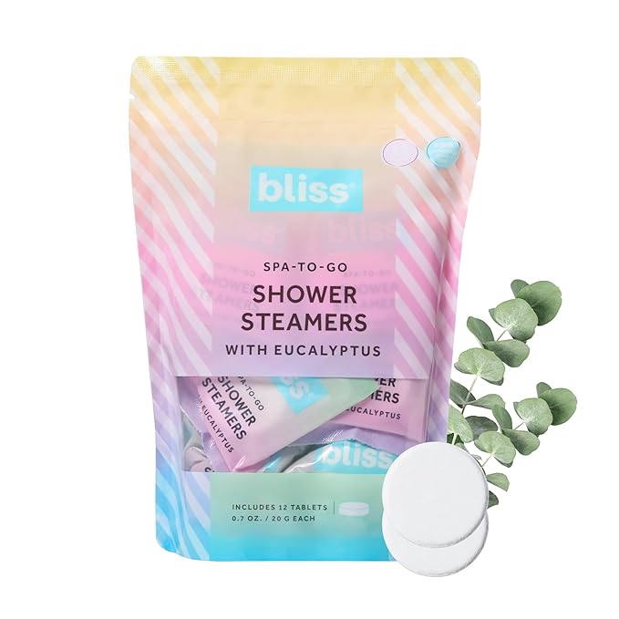 Bliss Lemon and Sage Body Wash + Eucalyptus Oil Shower Steamers | Relaxing Aromatherapy Shower Essentials