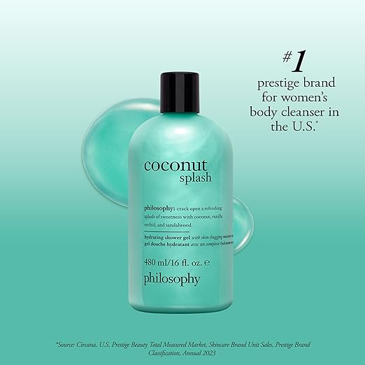 philosophy scent-sational hydrating bath &amp shower gels - efficiently cleanses soothes &amp comforts dry skin - vegan &amp cruelty free formula