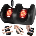 Electric Foot Massager Machine with Heat Shiatsu Kneading Feet and Calf Massagers for Relaxation Plantar Fasciitis Relief Deep Tissue Massage Gifts for Mom &amp Dad Wired Remote
