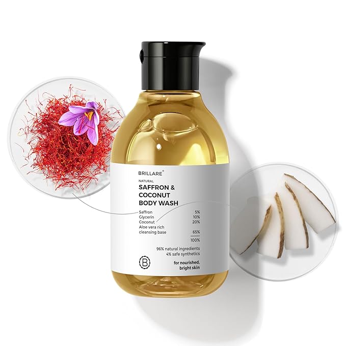 BRILLARE Saffron &amp Coconut Body Wash