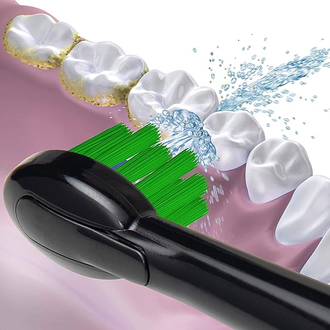 Waterpik Sonic-Fusion Replacement Flossing Brush Heads Black/Chrome