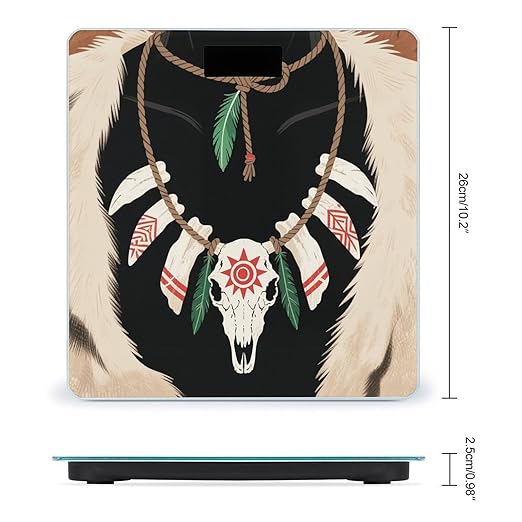 Bone Bead Necklace Scale for Body Weight Sturdy Tempered Glass Weighing Scales with LCD Display Accurate Digital Bathroom Scale Convenient Body Fat Smart Scales Easy Read