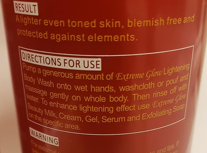 Strong Lightening Body Wash with Aloe Vera Extract