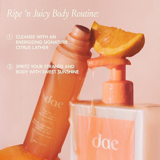 DAE Signature Beaming Body Wash - Softens Nourishes &amp Locks in Moisture (10 oz)