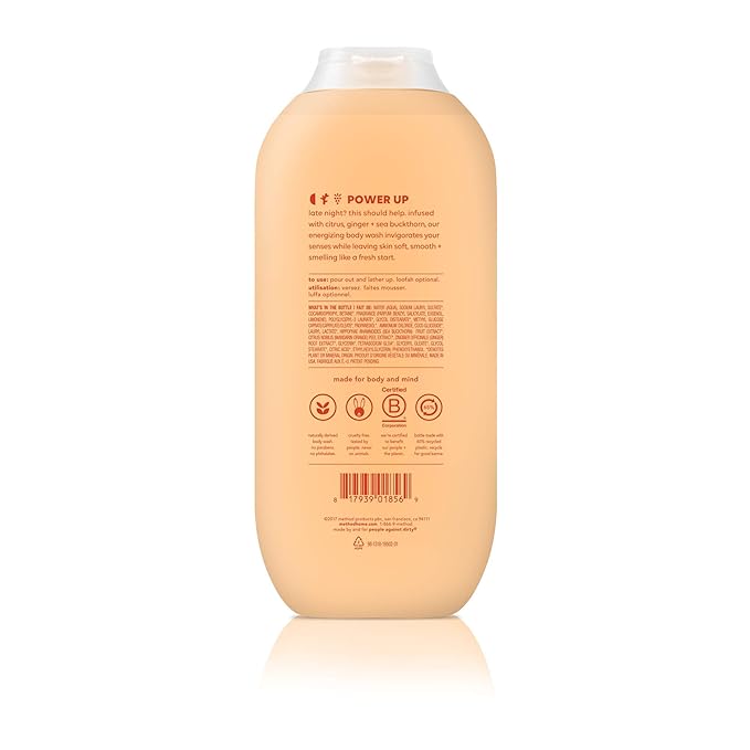 Method Body Wash Energy Boost 18 oz 2 pack Packaging May Vary