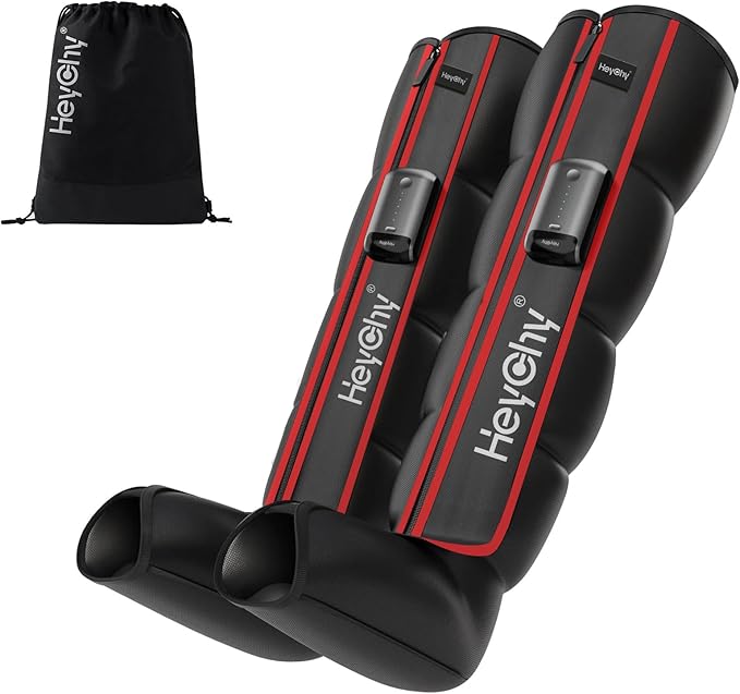 Cordless Leg Recovery Boots Air Compression Massager System with Sequential Therapy - 5 Pressure Levels for Fast Muscle Recovery Pain Relief &amp Circulation - for Athletes Home Use (Small)
